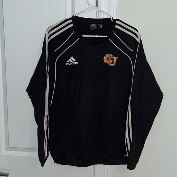 Mens soccer team Jamie Lamb #6 Campbell Camels warm up adidas jacket L climawarm - Picture 1 of 4